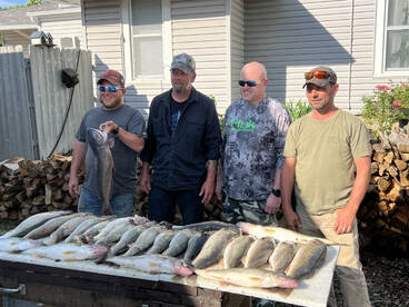 Walleye fishing on lake Erie