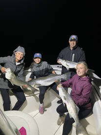 Good mixed size of striped bass in shall