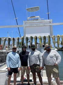 Solid rack of fish by 10 am