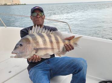 The Sheepshead and Summer Flounder bite 