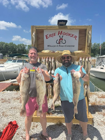 Walleye bite is on fire.