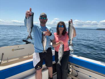 Resident Coho Is Strong