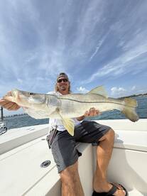 Snook and tarpon are biting good  