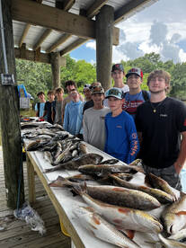 High School fishing team