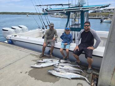 Great day on the water with Father, Brot