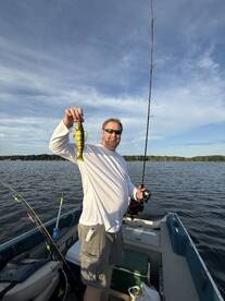 Water is warm and the fishing is hot