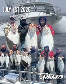 July 1st - Halibut are hungry and biting