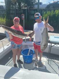 Nice Cobia and Jacks.