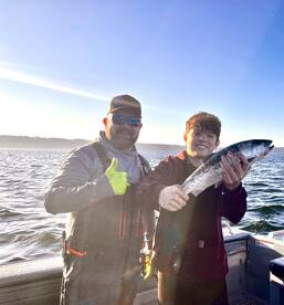 Coho Fishing is on Fire