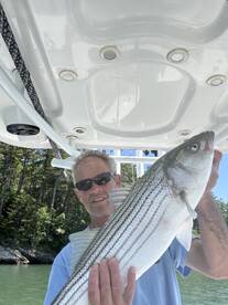 Stripers are biting
