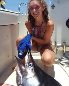 1st Blue Marlin of the season!!