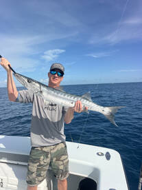 Sharks and barracuda!  