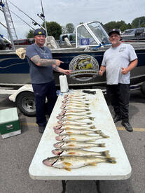 Saginaw Bay walleye trolling 