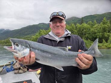 Sockeye Salmo and Coho Salmon 