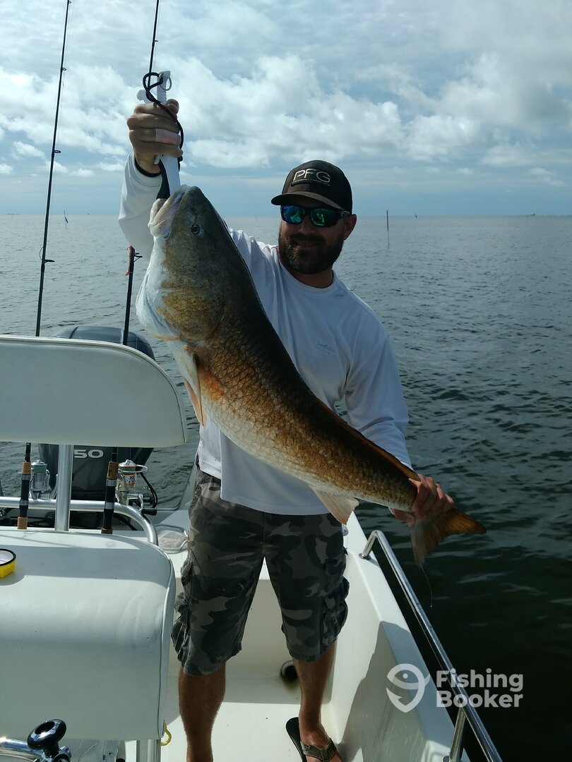 Mr.Justin Dosher with his 23.5lb Breton Sound Brut