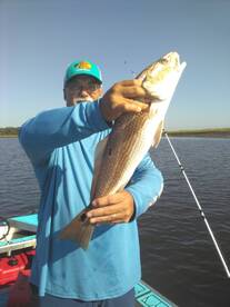 Redfish, a lot of Redfish, on the right 