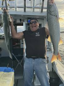 Two Stripers on one Rig