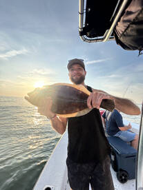 Sunrise flounder and triggerfish