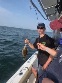 Great time on the water before the storm