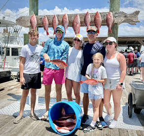Families enjoying a day of fishing!