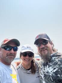 Great morning trip with Scott and Gail