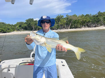 Great snook bite