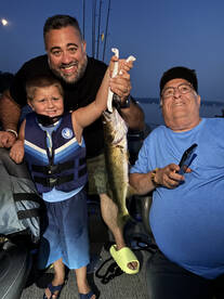 5 year old lands monster 24” walleye