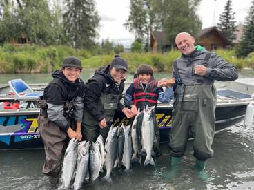 Nearly 4 millions red “sockeye” salmon r