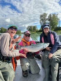silvers are in the lower kenai river