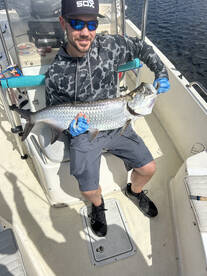 On fire tarpon fishing 