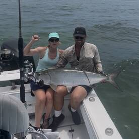 Sunset Tarpon Fishing 