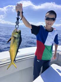Offshore mahi fun with a side of snapper