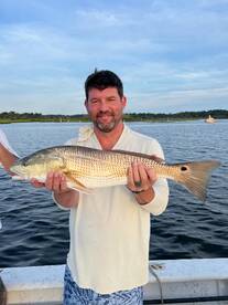 Inshore red drum fishing