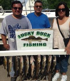 Oneida lake walleye perch trips