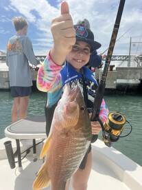 Water is warm and fish are biting