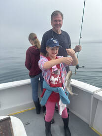 Grandpapa takes family fishing