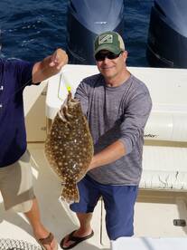 Nice flounder on the Wolf pack jig!