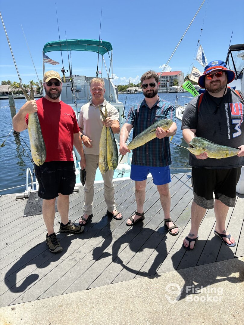 Chris Tom Ian and Hugh had a great day