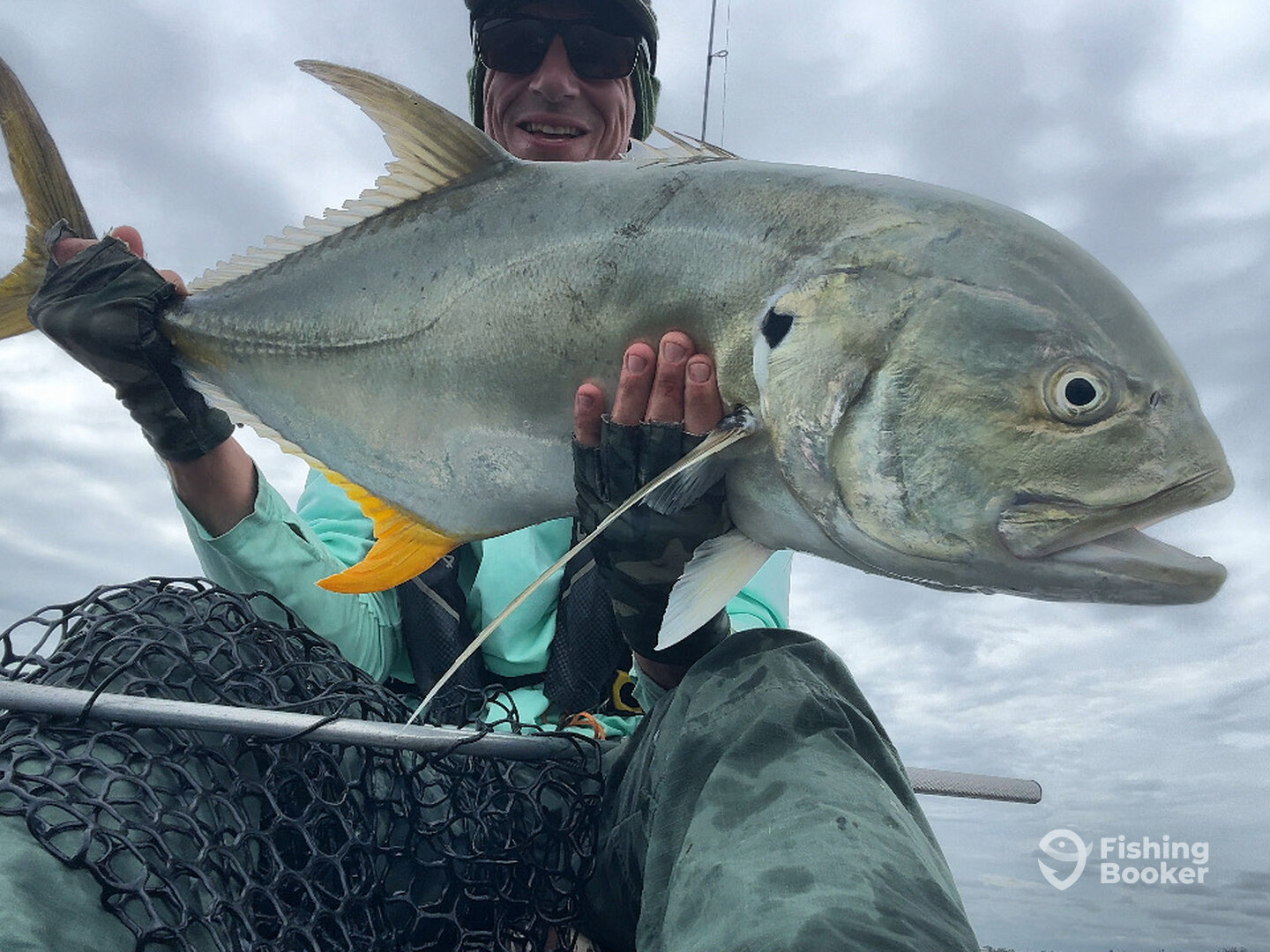 Massive Jack Crevalle caught on a topwater lure