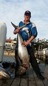 Greg's first Bluefin...