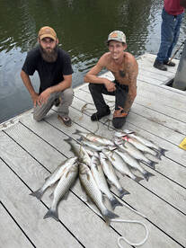 The Striper bite is hot on lake Wateree