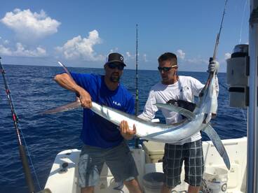 The fishing just rocks