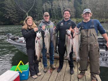 Salmon and crabbing