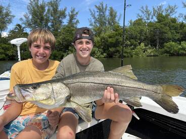 POB Snook 37 inches! Great Job My Dudes!!