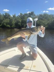 40 inch snook on light tackle