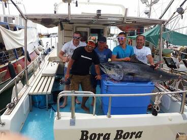 GREAT CATCH OF 90 kg Blue Fin