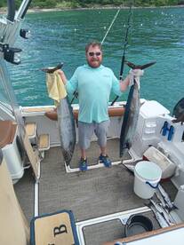 Testing the arms to hold’em off the deck! 