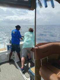 Fighting the wahoo!!