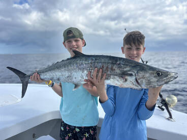 Big kingfish today while fishing with li