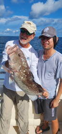 Tommy’s catch of the day, 30” grouper